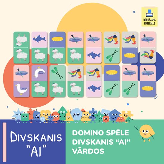 Divskanis "ai" vārdos DOMINO