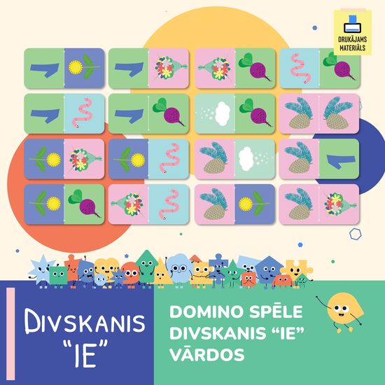 Divskanis "ie" vārdos DOMINO