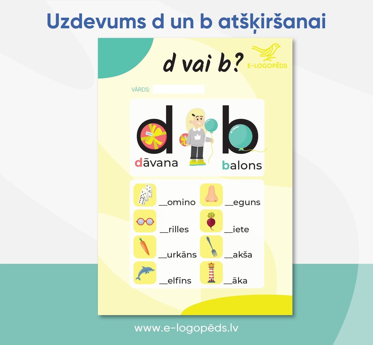 Lasītprasmes attīstīšana uzdevumi